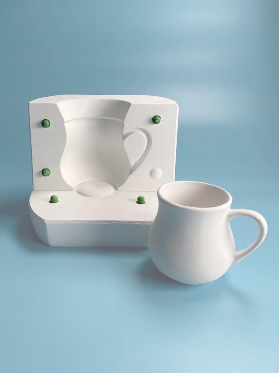 陶芸ショップ マグカップ 石膏型 陶芸 コーヒーカップの取っ手と石膏型の話