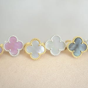 boucles d'oreilles puces trèfles plaqué argent - THÉMIS MONSIEUR SIMONE