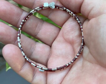 Life is Tough Morse Code Bracelet