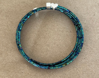 You are the Entire Ocean in a Drop Rumi Quote Morse Code Bracelet