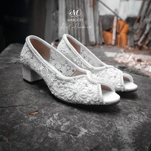 Mabooty Brukat Series Women&#39;s Leather Shoes – Handmade, Embellished, Elegant Comfort