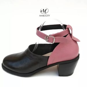 Handmade Leather Heels – Genuine Leather Pumps – Comfortable & Elegant Dress Shoes for Women
