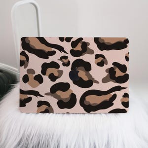 Personalized Art Style Macbook Case,Hard Protective Laptop Case,Air15/13/11,Pro16/15/14,Mac Cover 2024 2023 2021, Leopard Print Macbook Case