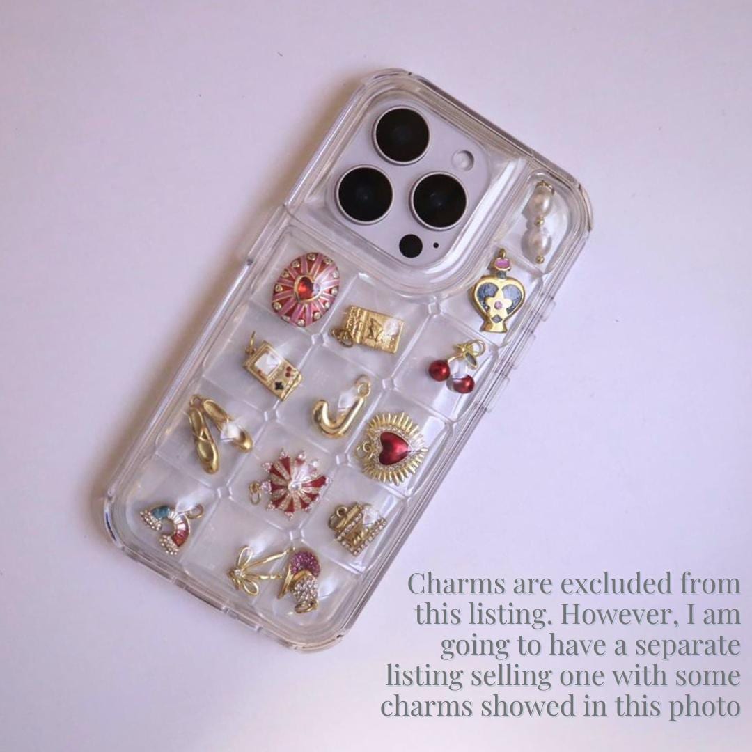 3D Pokopoko Case, Puffer Bubble Shaker Aesthetic Phonecase, Clear