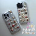 3D Pokopoko Case, Puffer Bubble Shaker Phonecase, Clear iPhone 17 16 15 14 13 Air Plus Pro Max, Viral Spinns Japanese Charm Case for DIY product logo