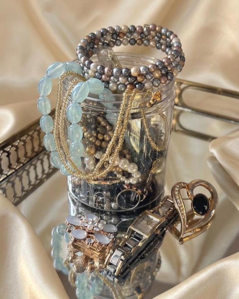 Men’s women watch in a jewelry bundle secret bundle has many things in it Watch Bundle Lot - Etsy main image 2