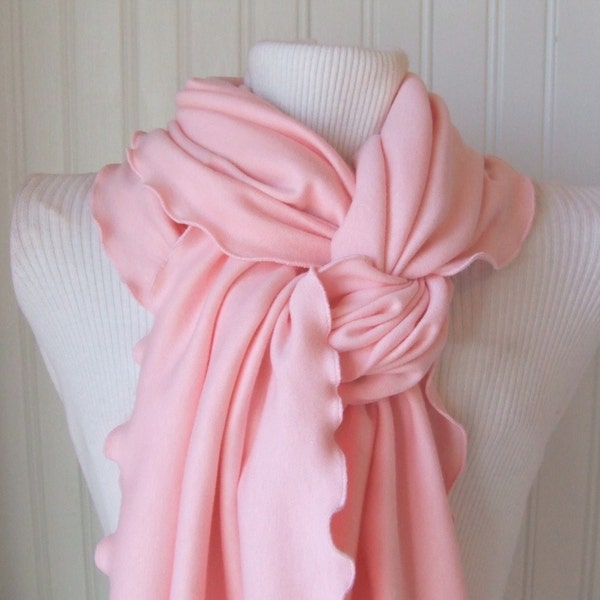 Pink Frosting Ruffle Scarf
