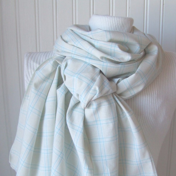 Seaside Collection Cotton Scarf in Sand and Blue Water.....New Spring Fashion