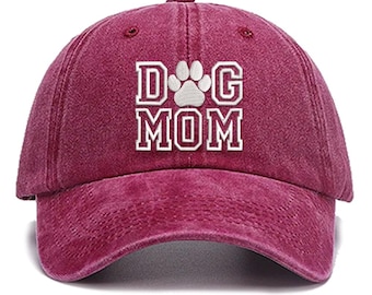 Embroidered Dog Mom/Dad Hat | Custom Pet Lover Baseball Cap