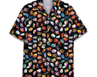 Funny Hawaiian Shirts for Men Summer Beach Short Sleeve Button Down Shirt Theme Party Shirt