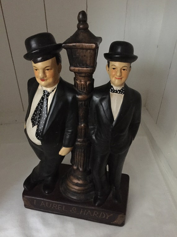 laurel and hardy resin figures
