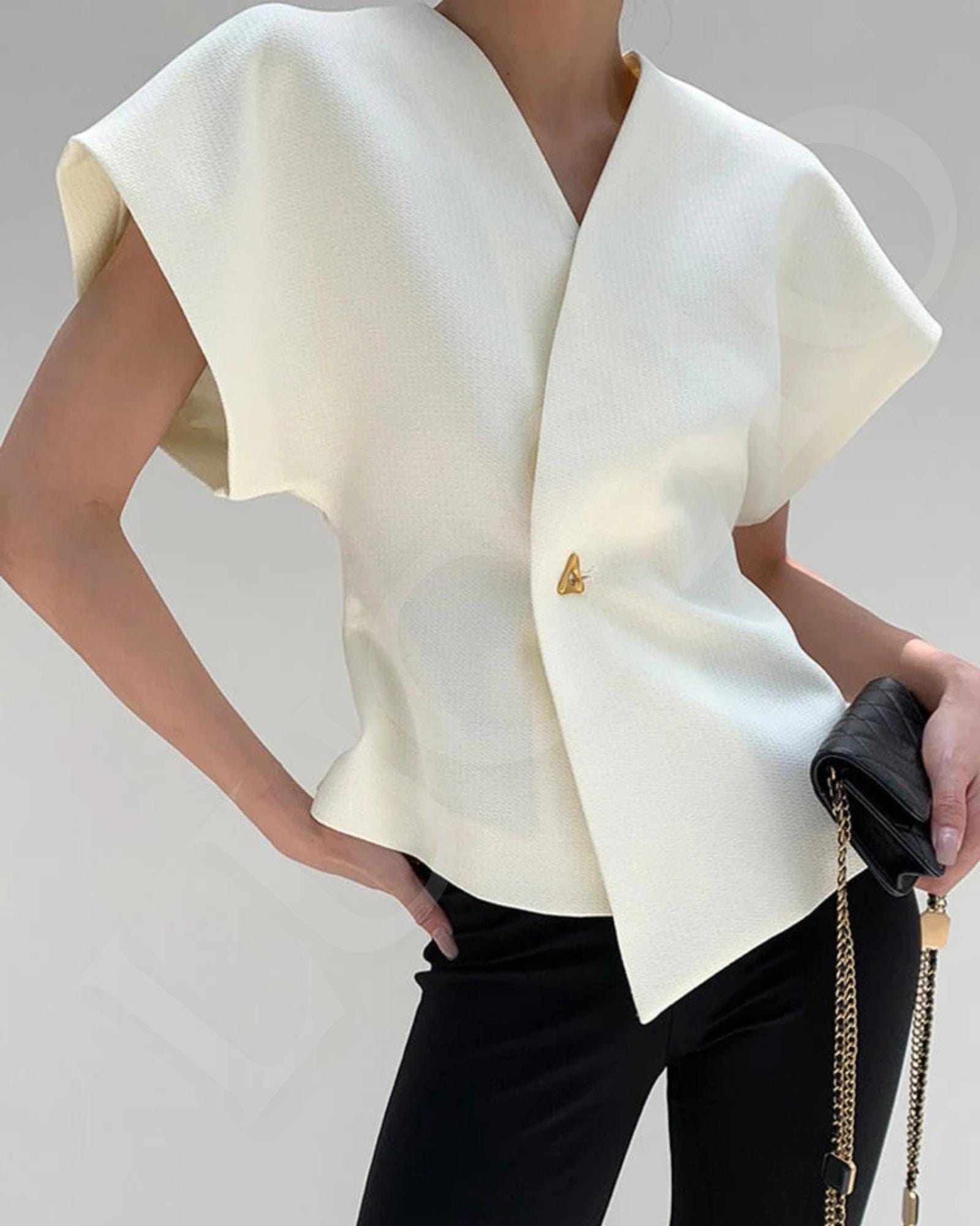 wrap around peplum top