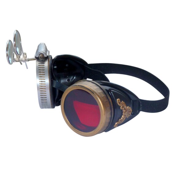 Steampunk GogGLes VicTORian Novelty Glasses cosplay Antique filigree S1 party