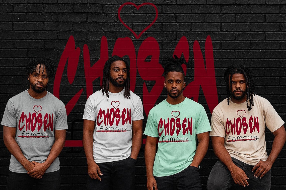 Chosen Famous PNG: Christian Shirt Design (digital Download) - Etsy