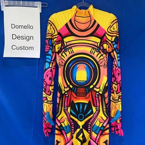 Robot Mechanical Style Cosplay Costume Custom Bodysuit From Pictures For Cosplay Comic Con Halloween Cartoon
