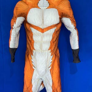 Fox Petsuit Cosplay Animals Muscle Suits Custom Cosplay Costume Party Cosplay Pet Suit Kids Muscle Suit Cosplay Muscle Outfit with Tail