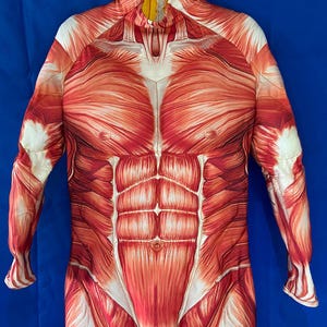 Human Organ Muscle Suit Custom Cosplay Muscle Suits Handmade Body-building Muscle Halloween Party Gift