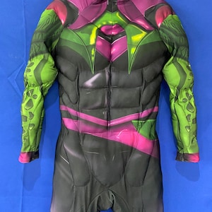 Hulkling Cosplay Muskelanzüge Benutzerdefinierte Cosplay Kostüm Kinder Muskelanzug Outfit für Kinder Nettes Cosplay Hulkling Kostüm