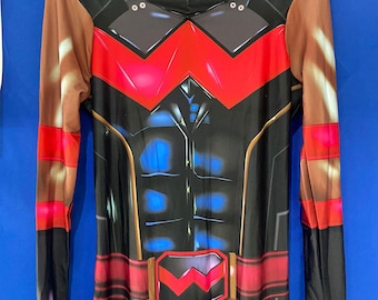 Traje de gato de cómic personalizado: mono de licra hecho a mano