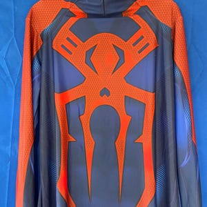 Spider-man 2099 Costume Cosplay Custom Jumpsuit Halloween Party Suit Adult Bodysuit Costumes Cosplay Party Gift