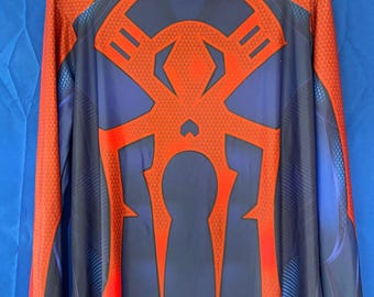 Costume da Spider-man 2099 Cosplay Tuta personalizzata Tuta per feste di Halloween Tuta per adulti Costumi Cosplay Festa Regalo