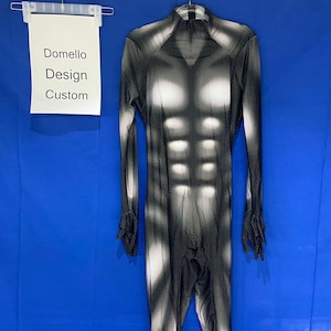 LEGACY V3 Clark Kent Cosplay Costume Catsuit Custom Bodysuit From Pictures For Cosplay Comic Con Halloween Cartoon Black Spandex Bodysuit