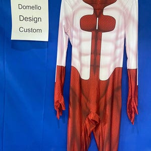 Omni-Man Cosplay Costume Custom Bodysuit From Pictures For Cosplay Comic Con Halloween Cartoon Spandex Bodysuit Catsuit