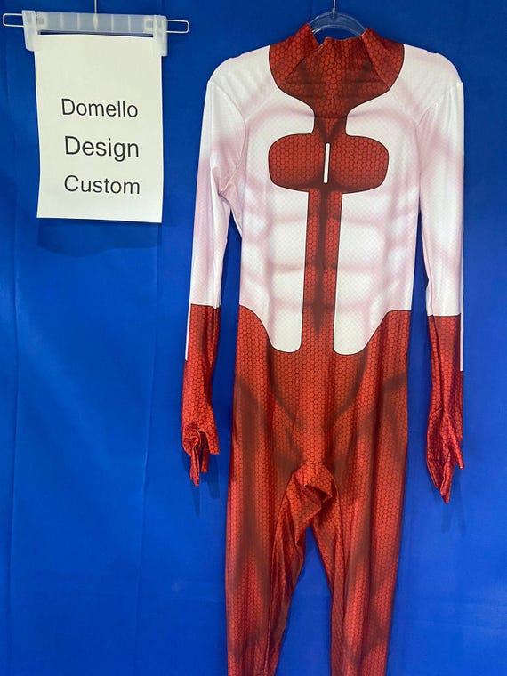 Omni-Man Cosplay Bodysuit: Custom Handmade Spandex Costume