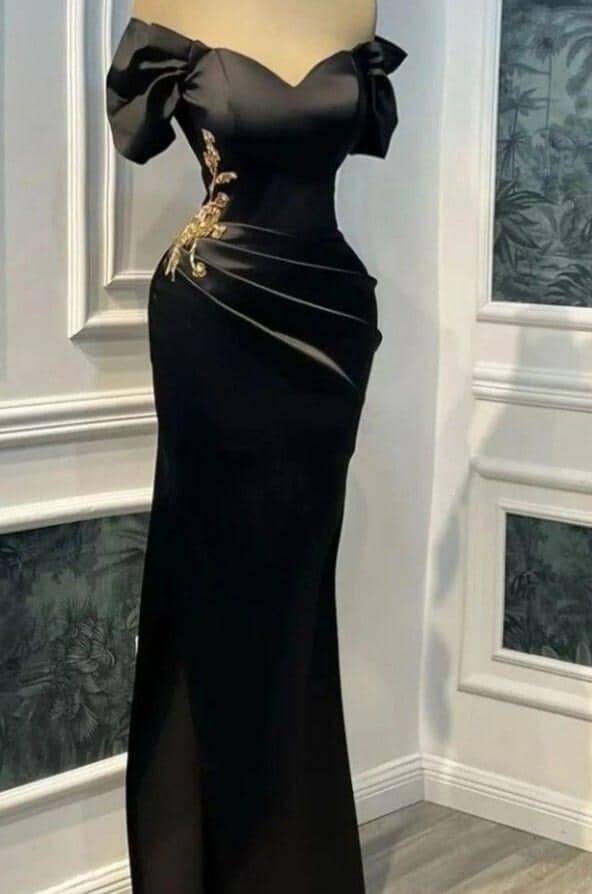 long sleeve velvet formal dress Velvet V-Neck Long Sleeves – KF Bridal