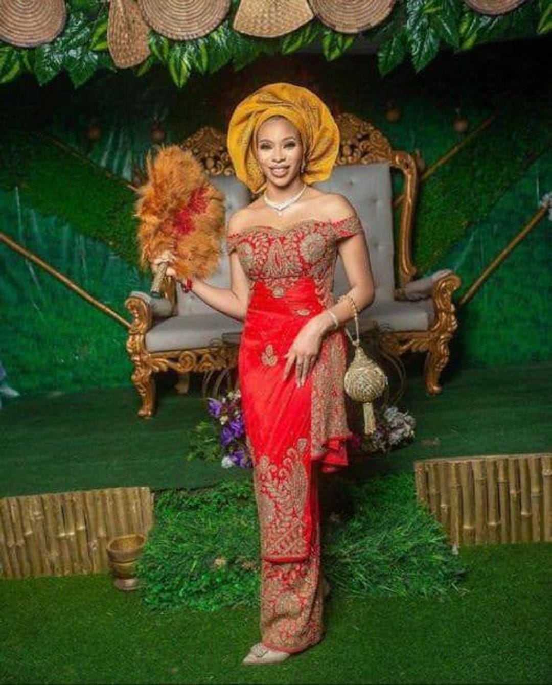 George lace dress style, George lace wedding dress style, wedding dress design, traditional wedding dress, African attire Women's clothing George lace dress style, George lace wedding dress style, wedding dress design, traditional wedding dress, African attire Women's clothing