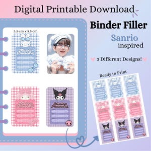 Missing Photocard Filler | Pastel Design | Digital Printable Binder Fillers | Photocard Binder Placeholder | Digital Download