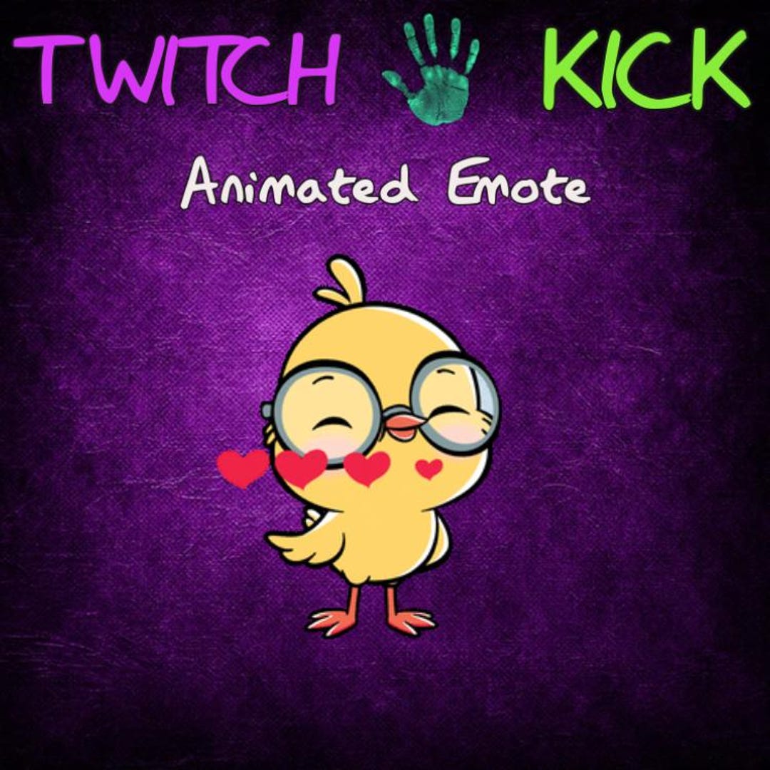 Chick Love Twitch / Kick Streaming Background, Animated, Overlay, Emote ...