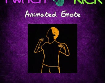Disco Twitch / Kick Streaming Background, Animated, Overlay, Emote