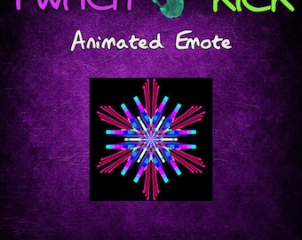 Disco Lights + FREE Dancing Bird Emote  Twitch / Kick Streaming Background, Animated, Overlay, Emote