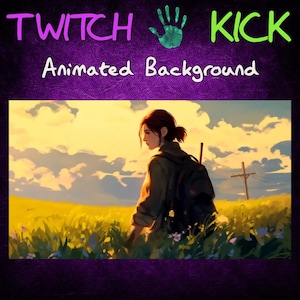 Last of Us Twitch / Kick Streaming Background, Animated, Overlay, Emote