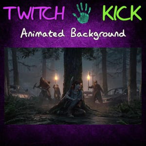 Last of Us Surrounded Twitch / Kick Streaming Background, Animated, Overlay, Emote