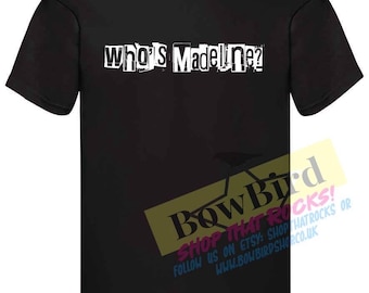 Who’s Madeline?” T-Shirt | New Album Inspired Tee | Black Unisex Music Fan Shirt | Concert Merch Style