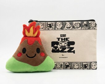 Vesuvietto - The POP-AZZ - Pupazzi Originali della Città di Napoli - Peluches di Design da Collezione Ideali per Collezionisti