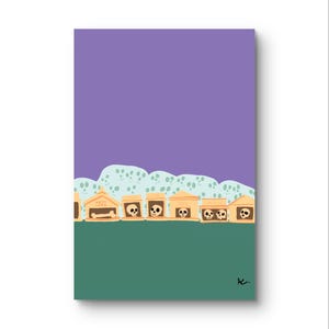 Poster A3 "Cimitero delle Fontanelle Napoli" in Stile Pop Art | Stampa Alta Qualità 300g Opaca - Design Originale Di Alessandro Catuogno