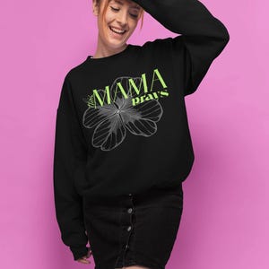Mama Prays Crewneck Sweatshirt, Christian Inspirational Jumper, Religious Crewneck, Personalized Religious Apparel