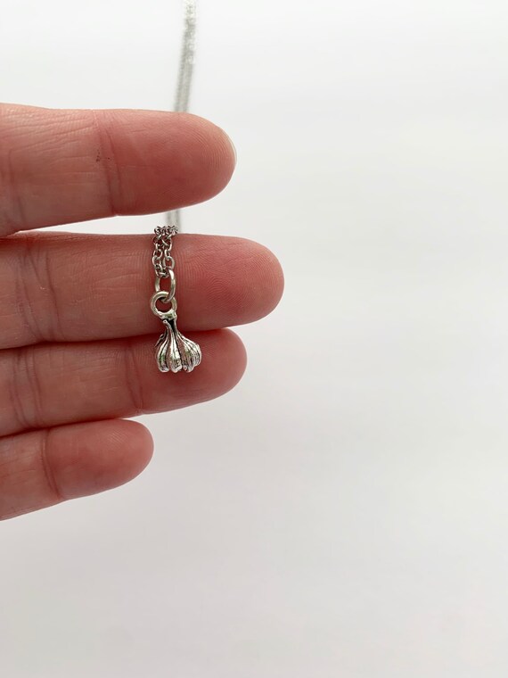 Garlic Necklace Garlic clove Necklace Vegetable Necklace Etsy