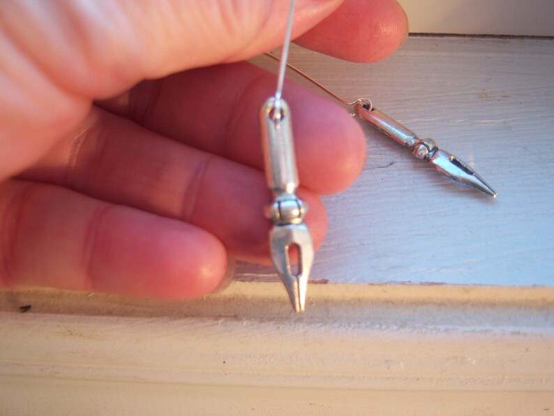 Calligraphy Earrings Calligraphy Pen Earrings