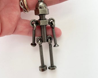 Robot fermeture éclair pull _ écrous et boulons robot sac à main pendent- robot - J’aime les robots fermeture éclair pull-J’aime les robots sac à main pendre