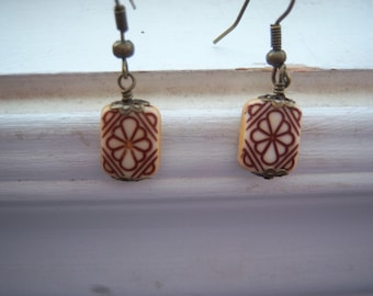 Henna Earrings - Henna Tattoo Earrings -