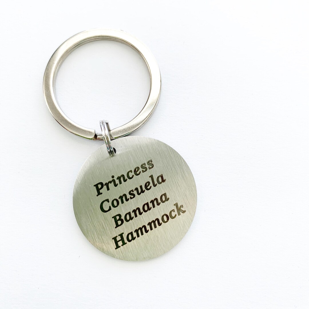 Princess Consuela Banana Hammock friends Keychain phoebe Etsy