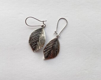 Leaf Earrings - Woodland Leaf Earrings