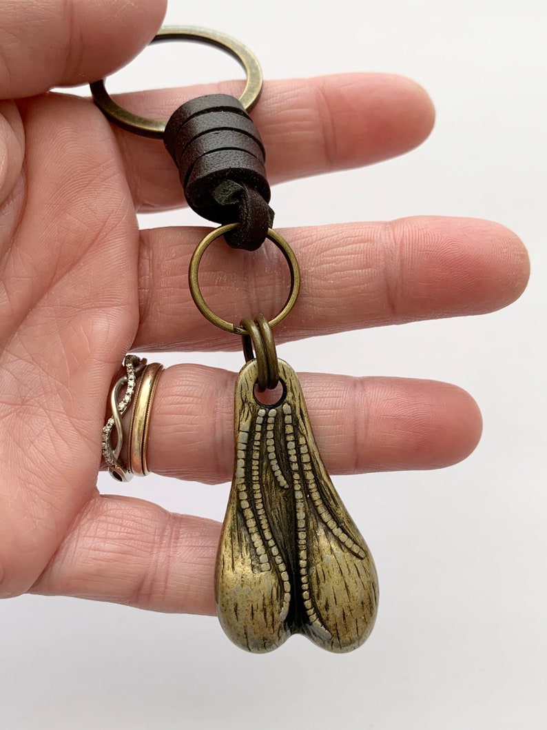 Testicle Keychain Scrotum Keychain Male Genitalia Keychain Etsy