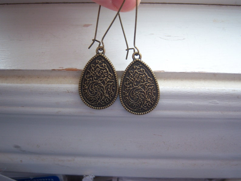 Teardrop Earrings Drop Earrings Wedding Day Earrings