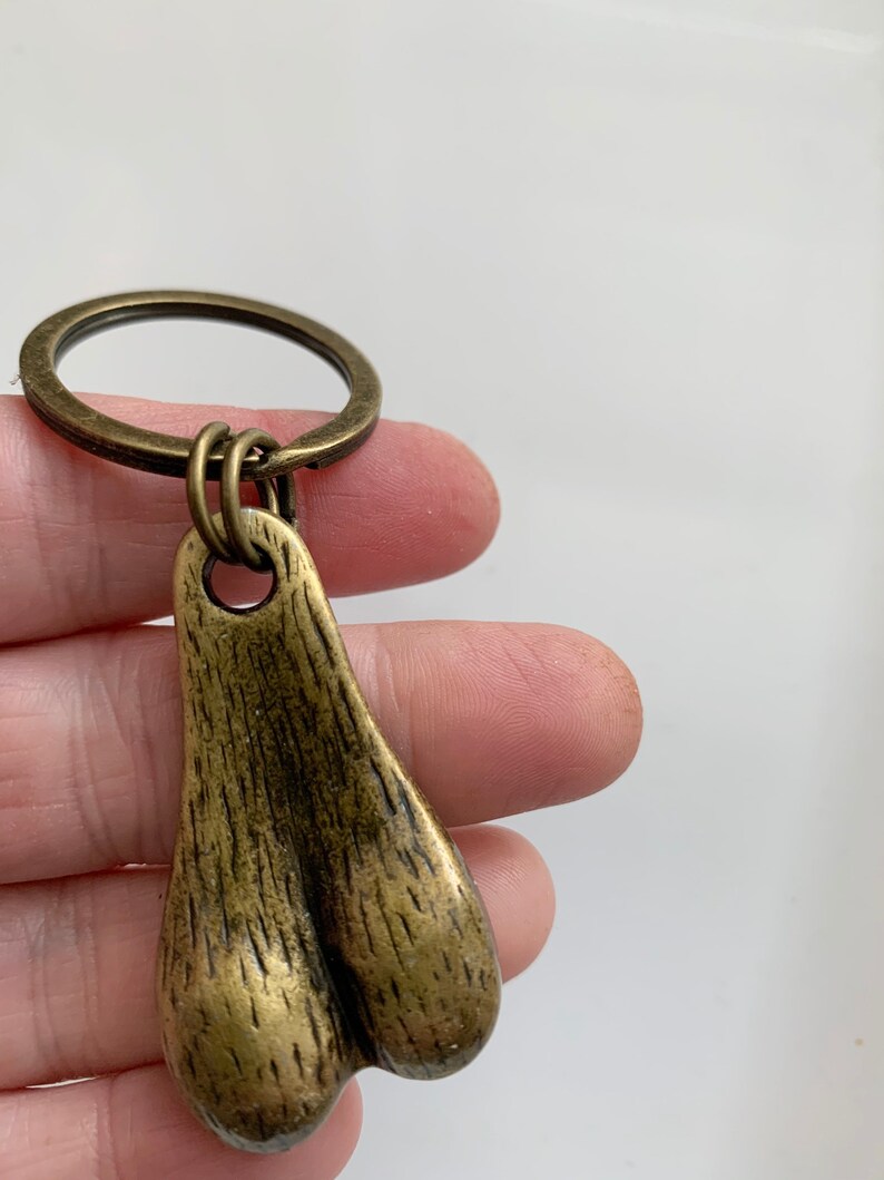 Testicle keychain Scrotum keychain Male genitalia keychain Etsy