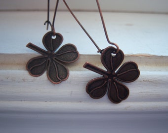 Shamrock boucles d'oreilles - trèfle à quatre feuilles - chance - Irlande - Saint Patrick « s jour boucles d'oreilles